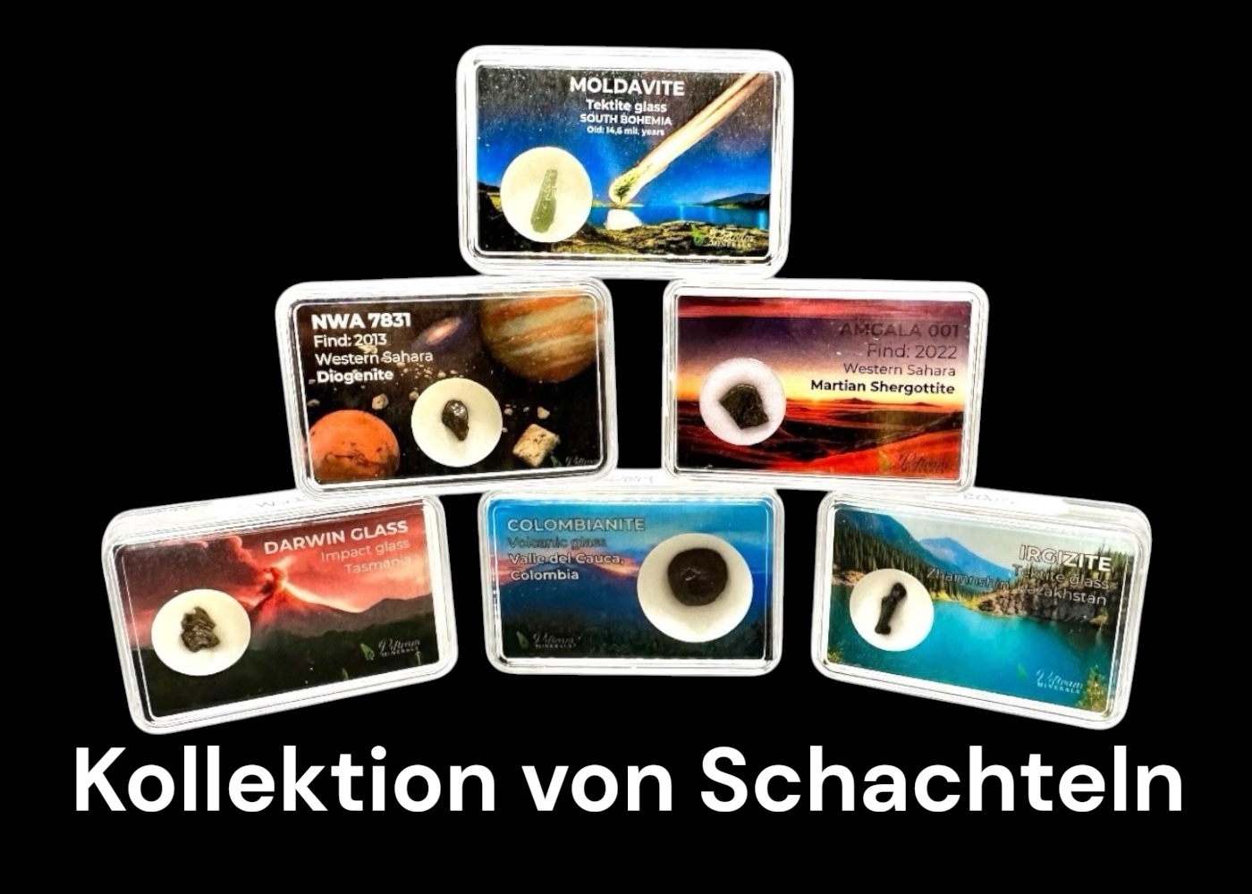 Kollektion von Schachteln